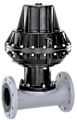 GEMÜ 656 Клапан с глубоким седлом с пневмоприводом